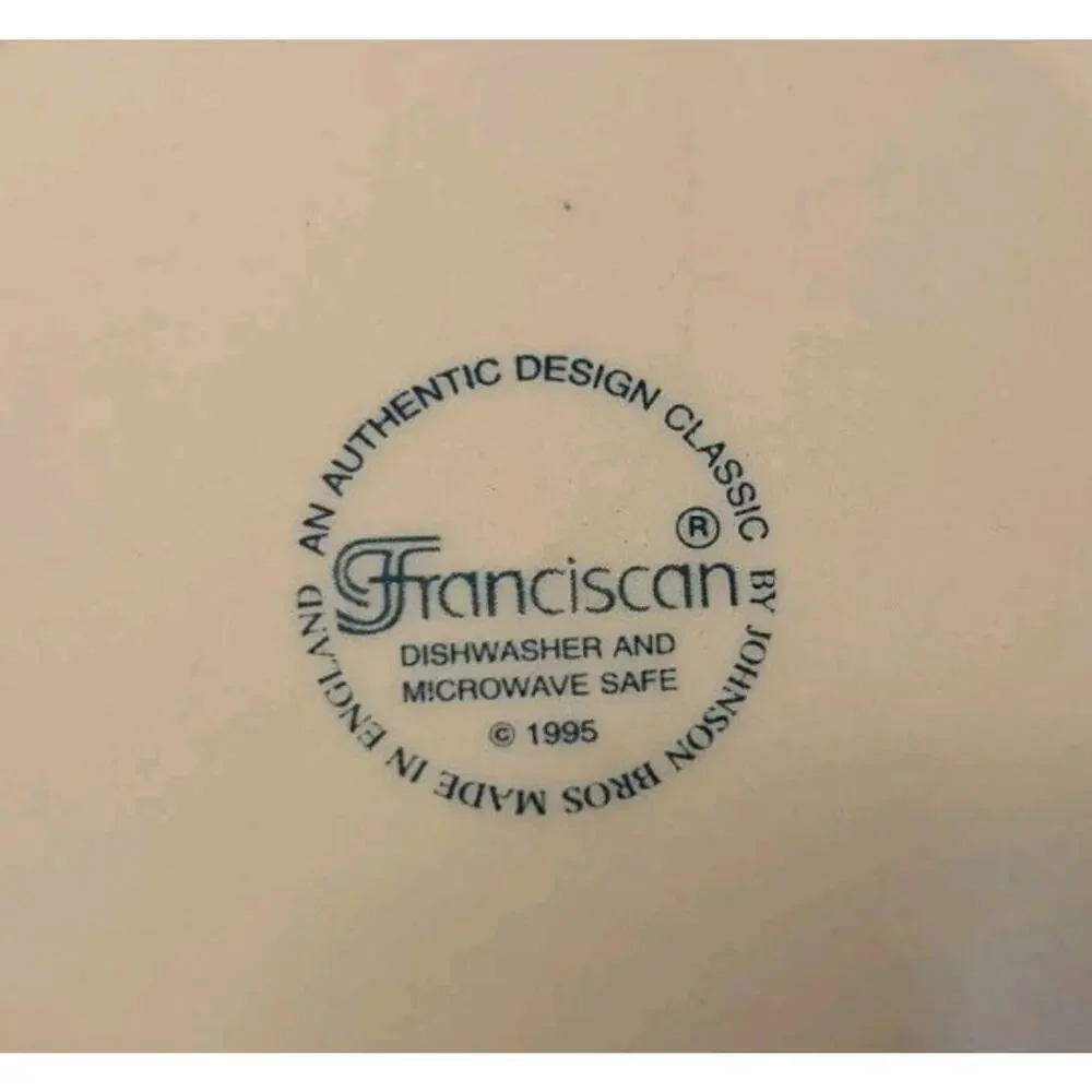 Franciscan Desert Rose Soup Plate 9in Set Of 2